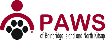 PAWS of Bainbridge Island and North Kitsap Logo